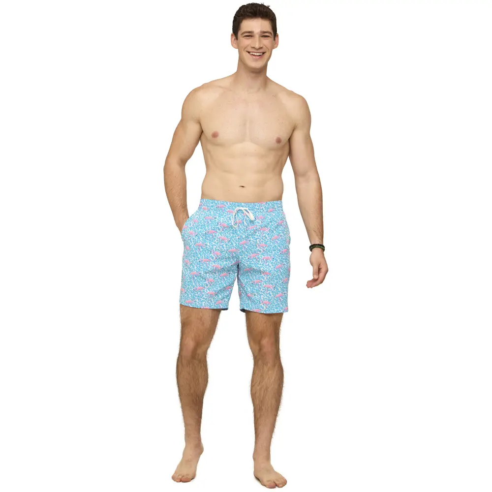 Chubbies Men's The Domingoes are for Flamingoes Swim Trunks - 7" Inseam - Image 13