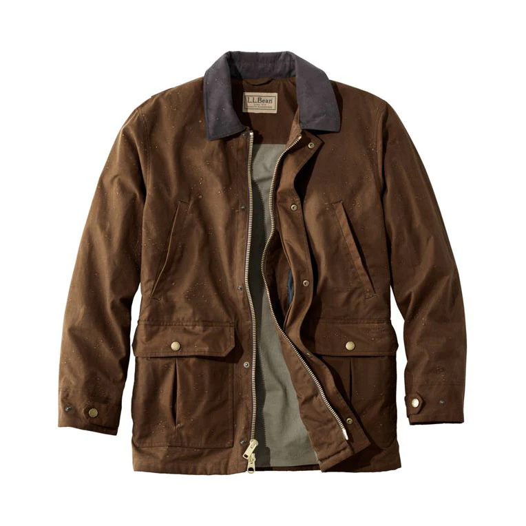 L.L. Bean Men's Double L Waxed Upland Hunting Coat - Image 2