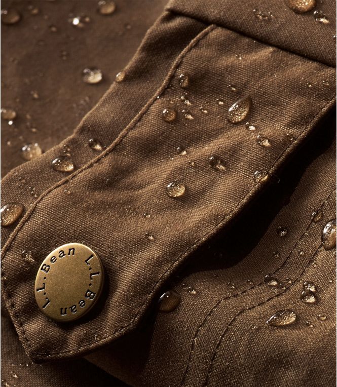 L.L. Bean Men's Double L Waxed Upland Hunting Coat - Image 6