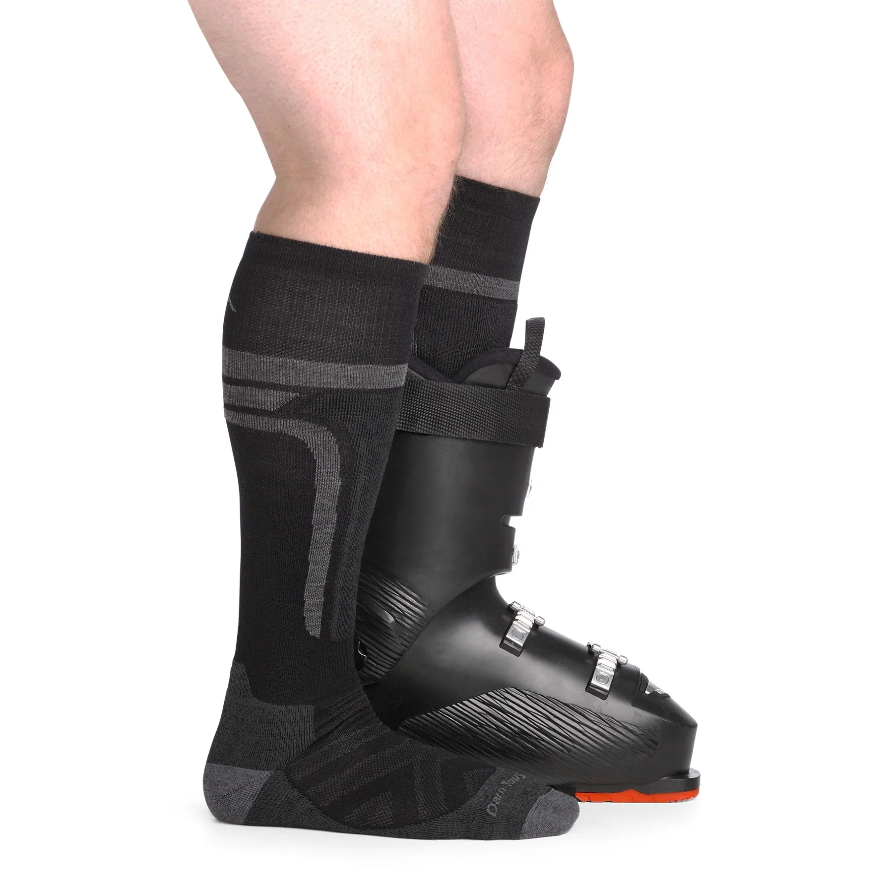 Darn Tough Socks Men's Edge Over The Calf Midweight Ski/Snowboarding Sock - Image 4