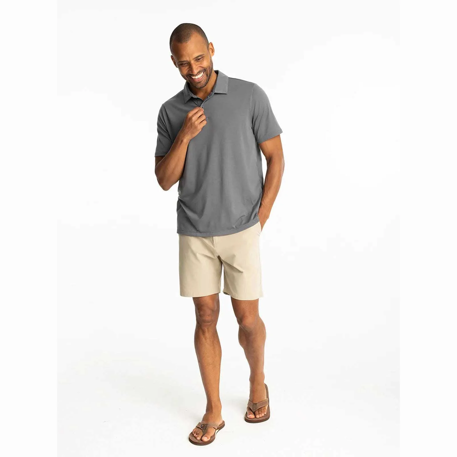 Free Fly Men's Elevate Polo - Image 6
