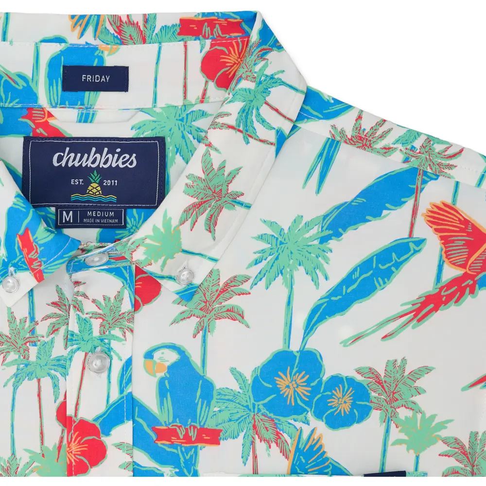 Chubbies Men's Flock Party Perforated Friday Shirt - Image 3