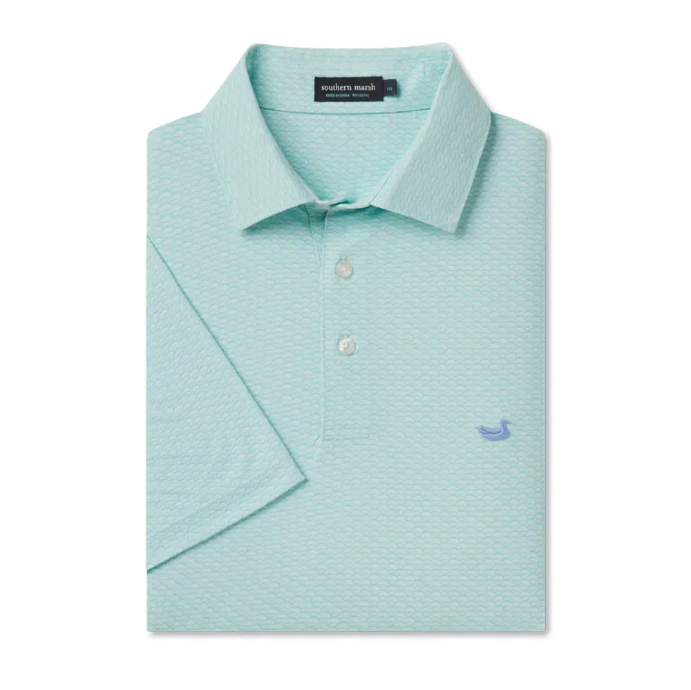 Southern Marsh Men's Flyline Fan Shell Performance Polo - Image 2