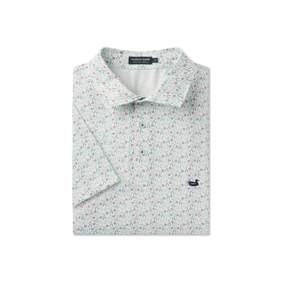 Southern Marsh Men's Flyline Performance Polo - Sunday Success - Image 5