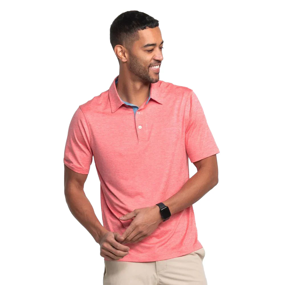 Southern Shirt Men's Grayton Heather Polo - Image 4