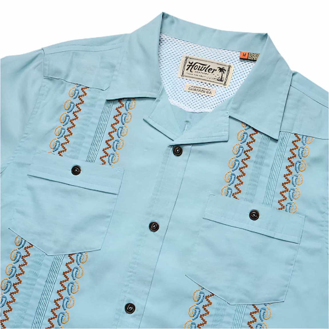 Howler Brothers Men's Guayabera Shirt - Image 4