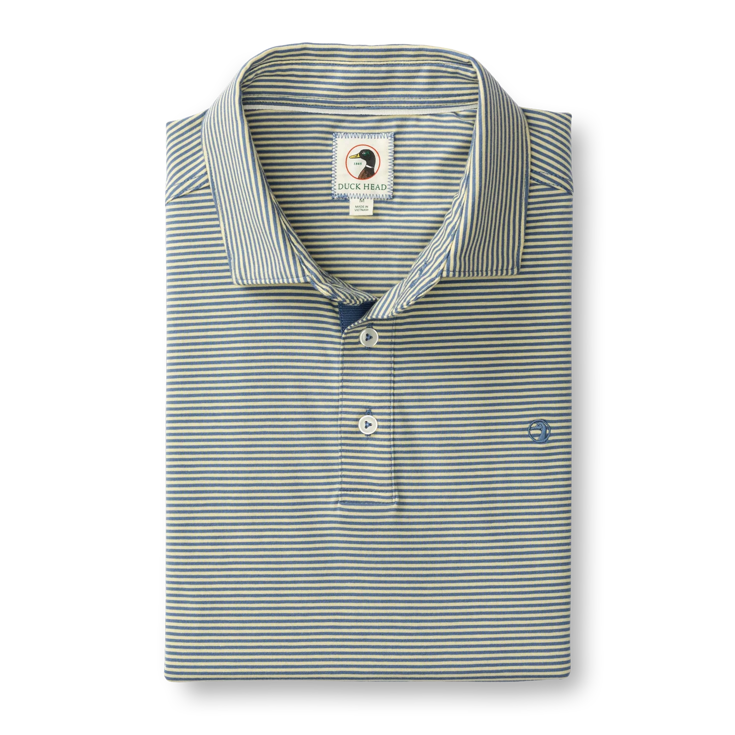 Duck Head Men's Striped Hannover Pima Cotton Polo - Image 4