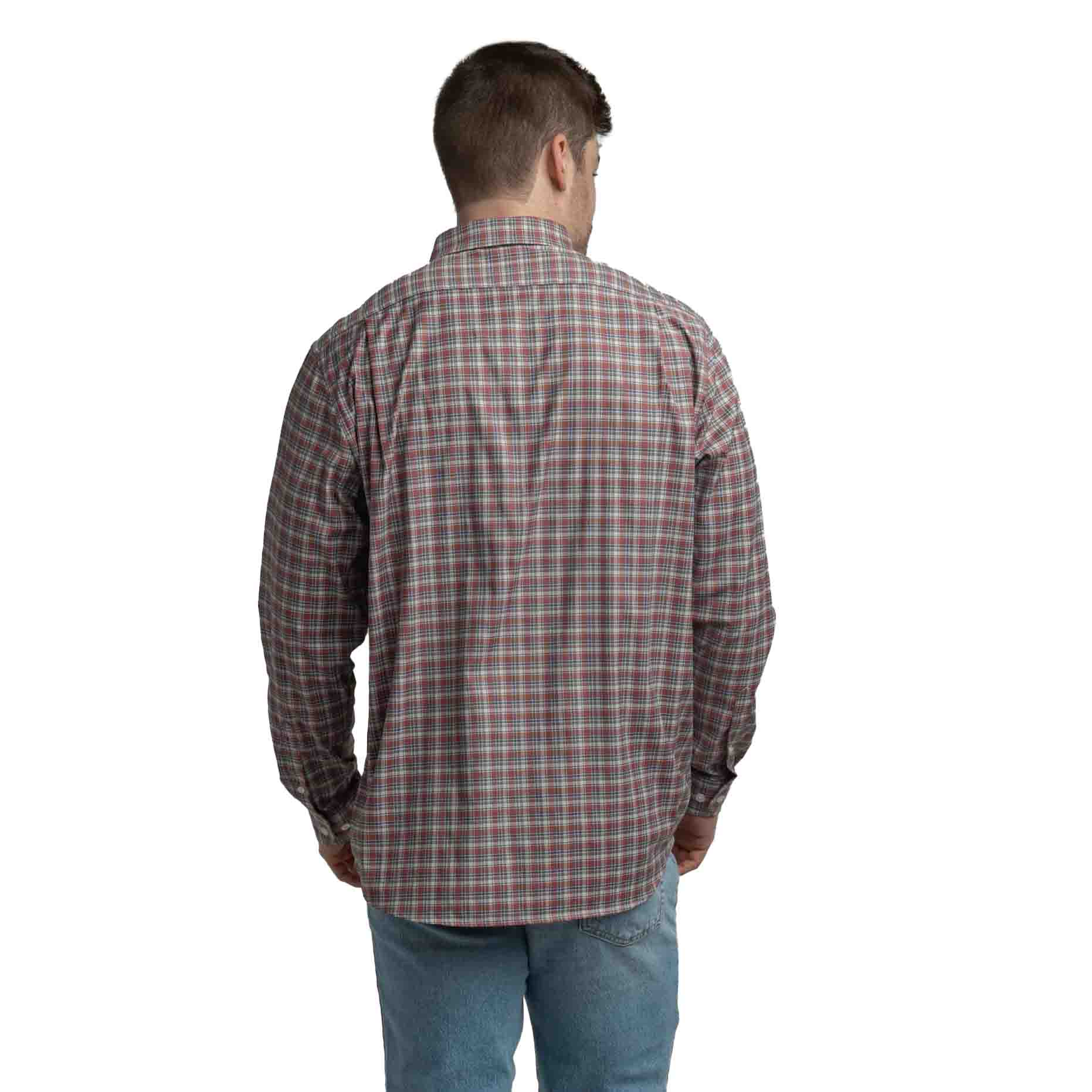 Southern Shirt Company Men's Hawthorne Plaid Long Sleeve Shirt - Image 4