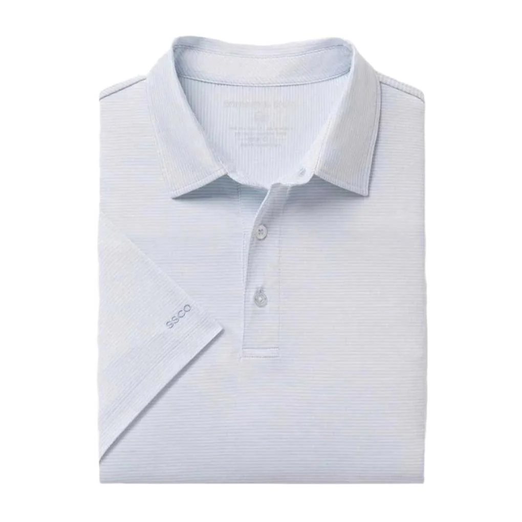 Southern Shirt Men's Heather Madison Stripe Polo - Image 10