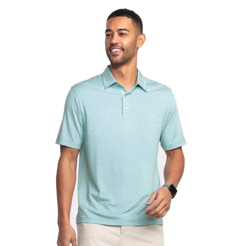 Southern Shirt Men's Heather Madison Stripe Polo - Image 17