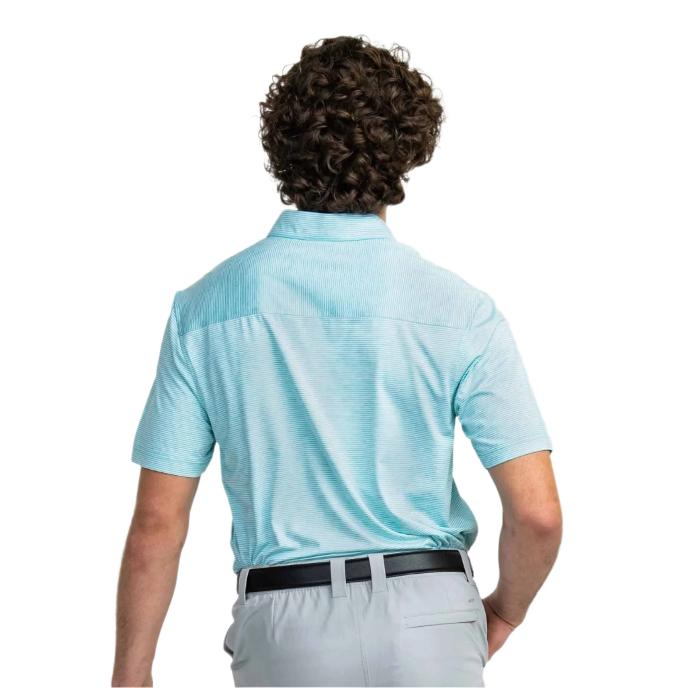 Southern Shirt Men's Heather Madison Stripe Polo - Image 9