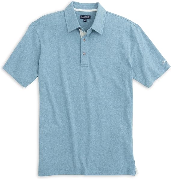 Men's Heathered Beacham Polo - Image 7