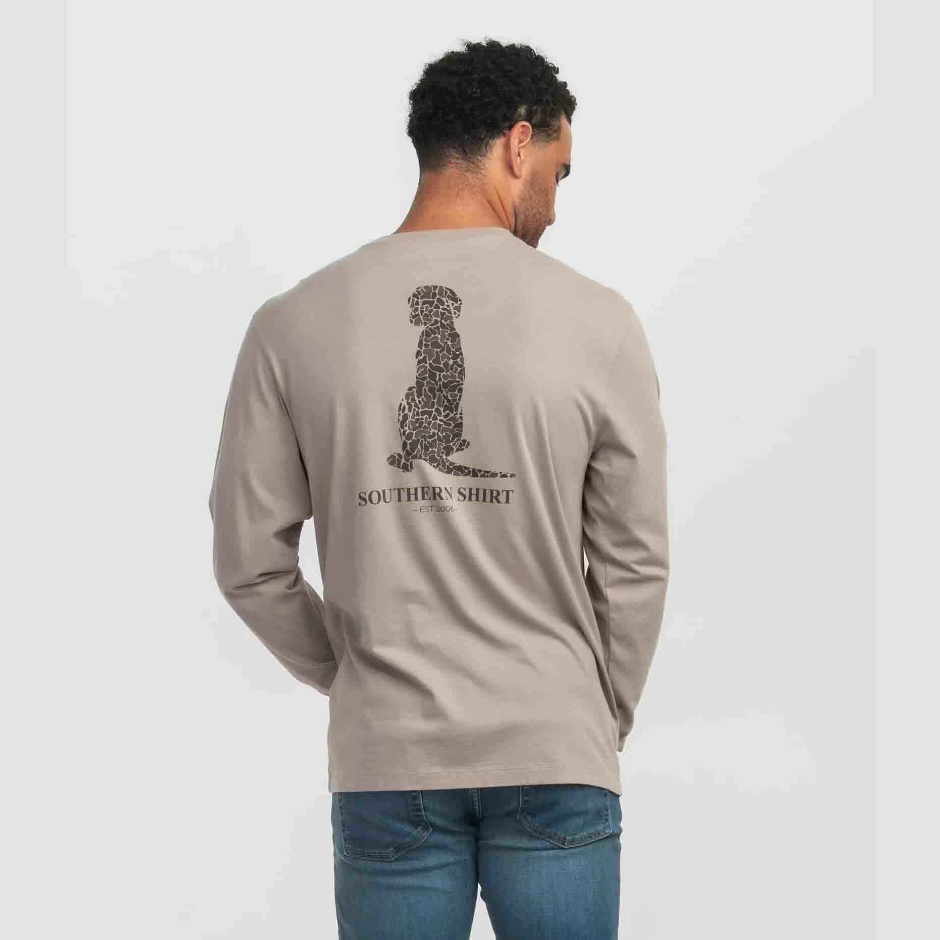 Southern Shirt Men's Here Boy Camo Long Sleeve Tee - Image 3
