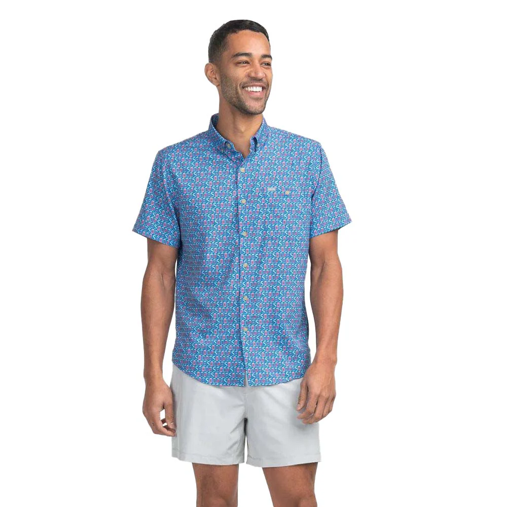 Southern Shirt Company Men's Hoptimist Baja Short Sleeve Shirt