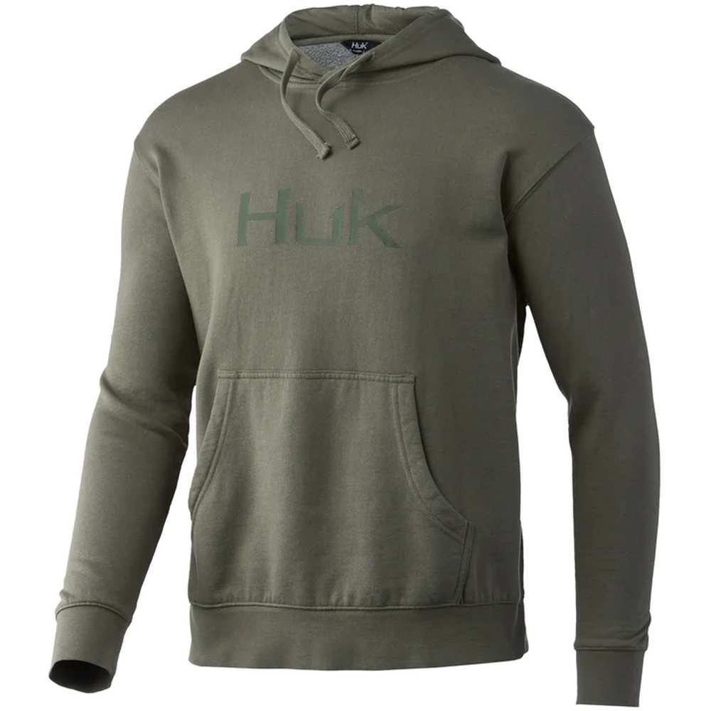HUK Men's Huk Logo Hoodie - Image 3