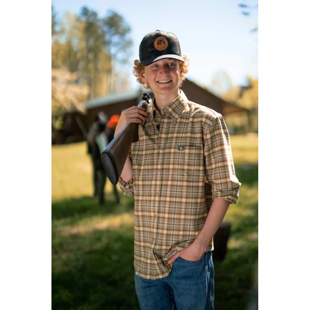 Local Boy Outfitters Men's Hutto Stretch Flannel - Image 2