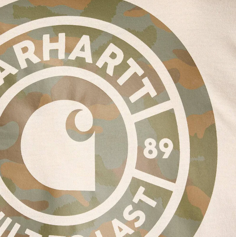 Carhartt Men's Irvine Relaxed Camo Rivet Short Sleeve T-shirt - Image 3