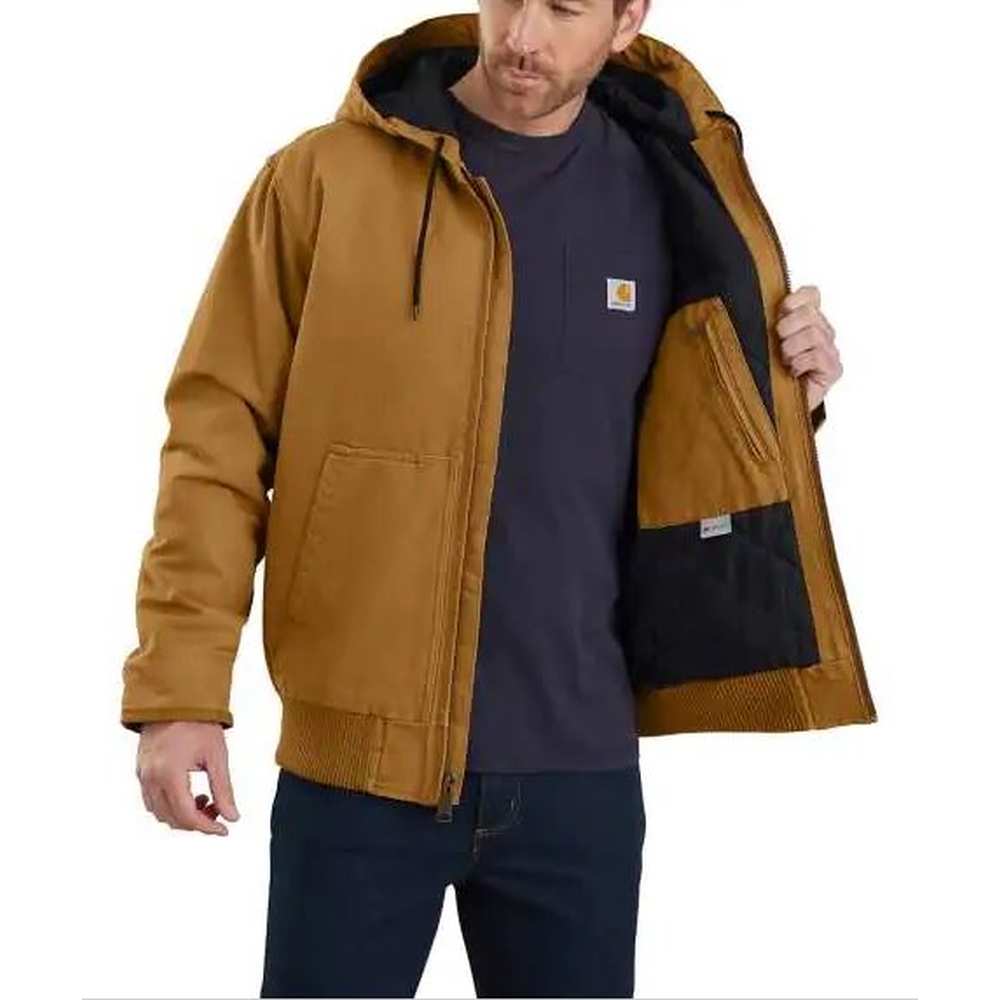 Carhartt Men's Washed Duck Insulated Active Jacket - Image 4