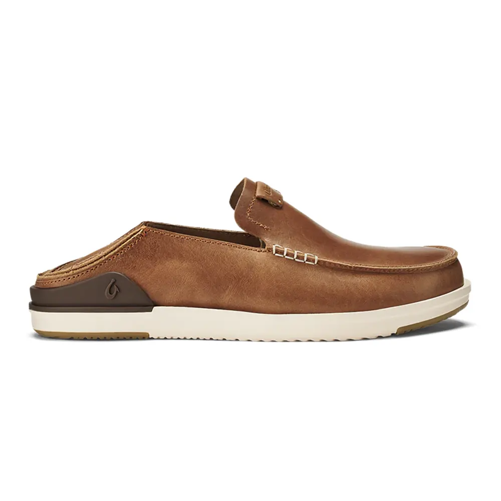 Olukai Men's Kakaha Leather Slip-On Shoes - Image 4