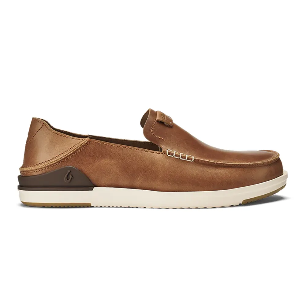 Olukai Men's Kakaha Leather Slip-On Shoes - Image 5