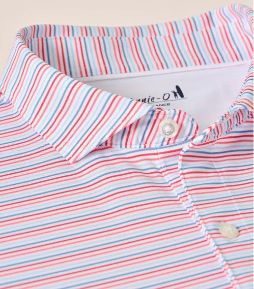Johnnie O's Men's Kamdon Striped Polo - Image 2