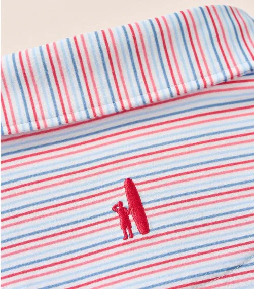 Johnnie O's Men's Kamdon Striped Polo - Image 3