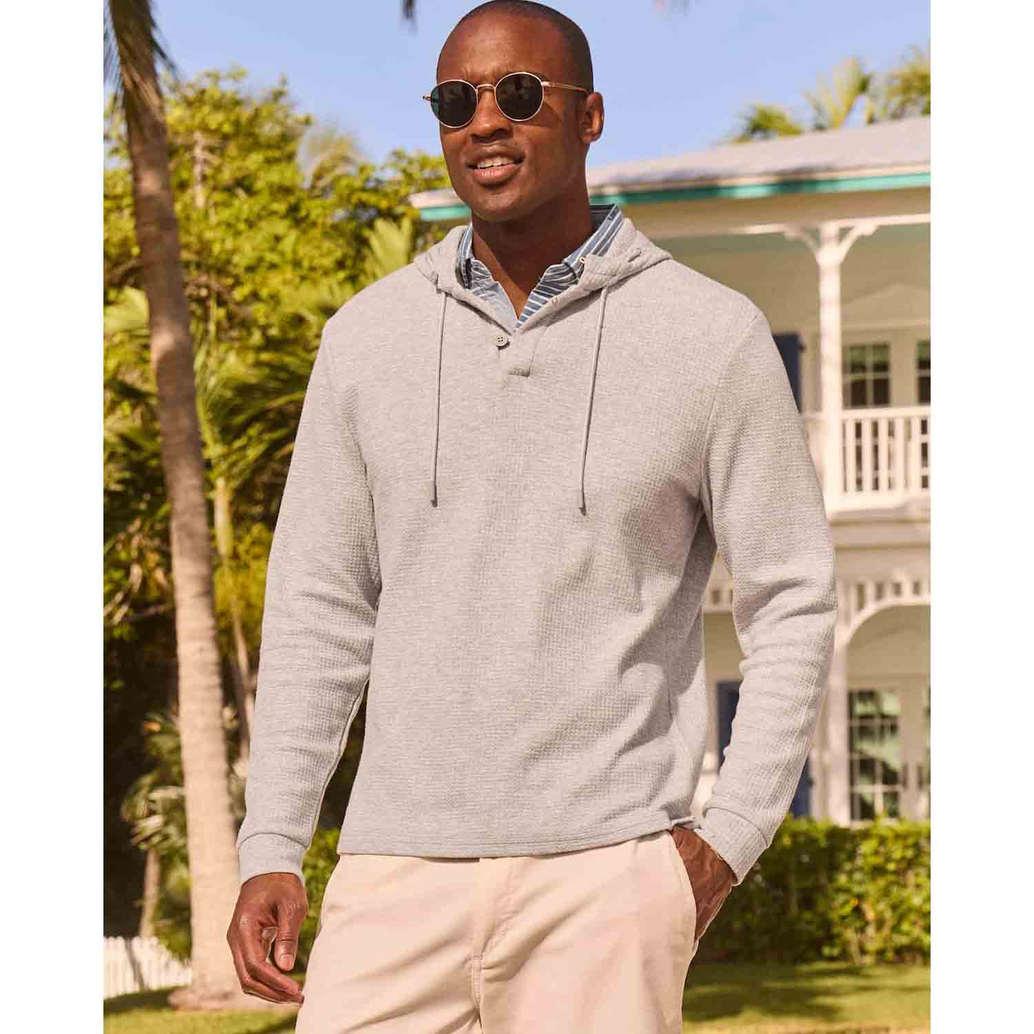 Johnnie-O Men's Kester Textured Hoodie - Image 4