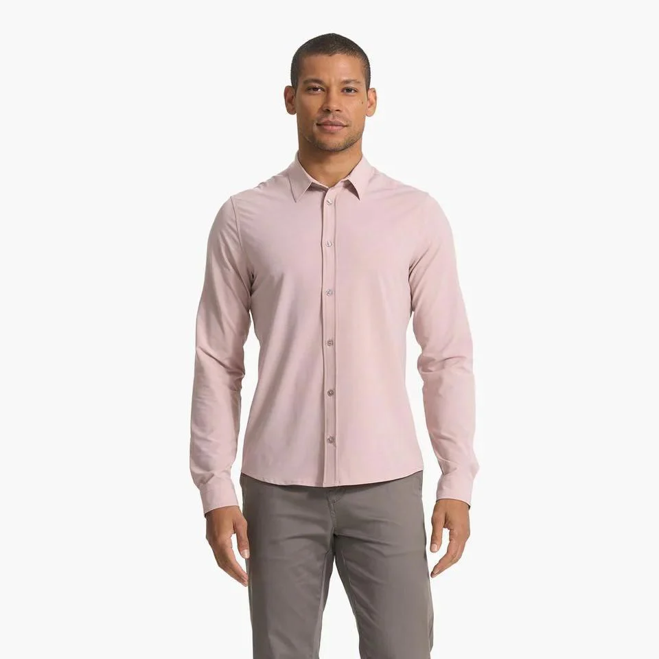 Vuori Men's Long Sleeve Bridge Button Down Shirt - Image 2