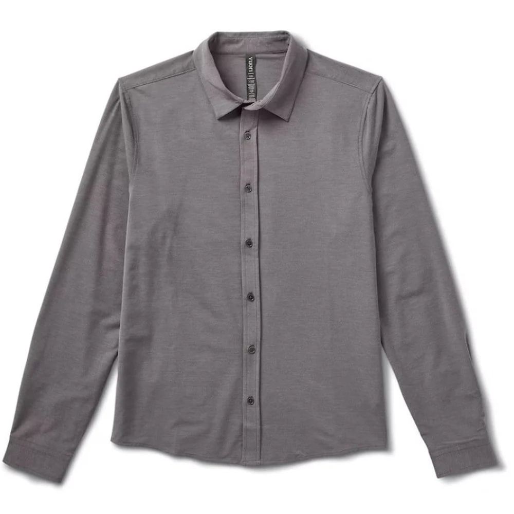 Vuori Men's Long Sleeve Bridge Button Down Shirt - Image 4