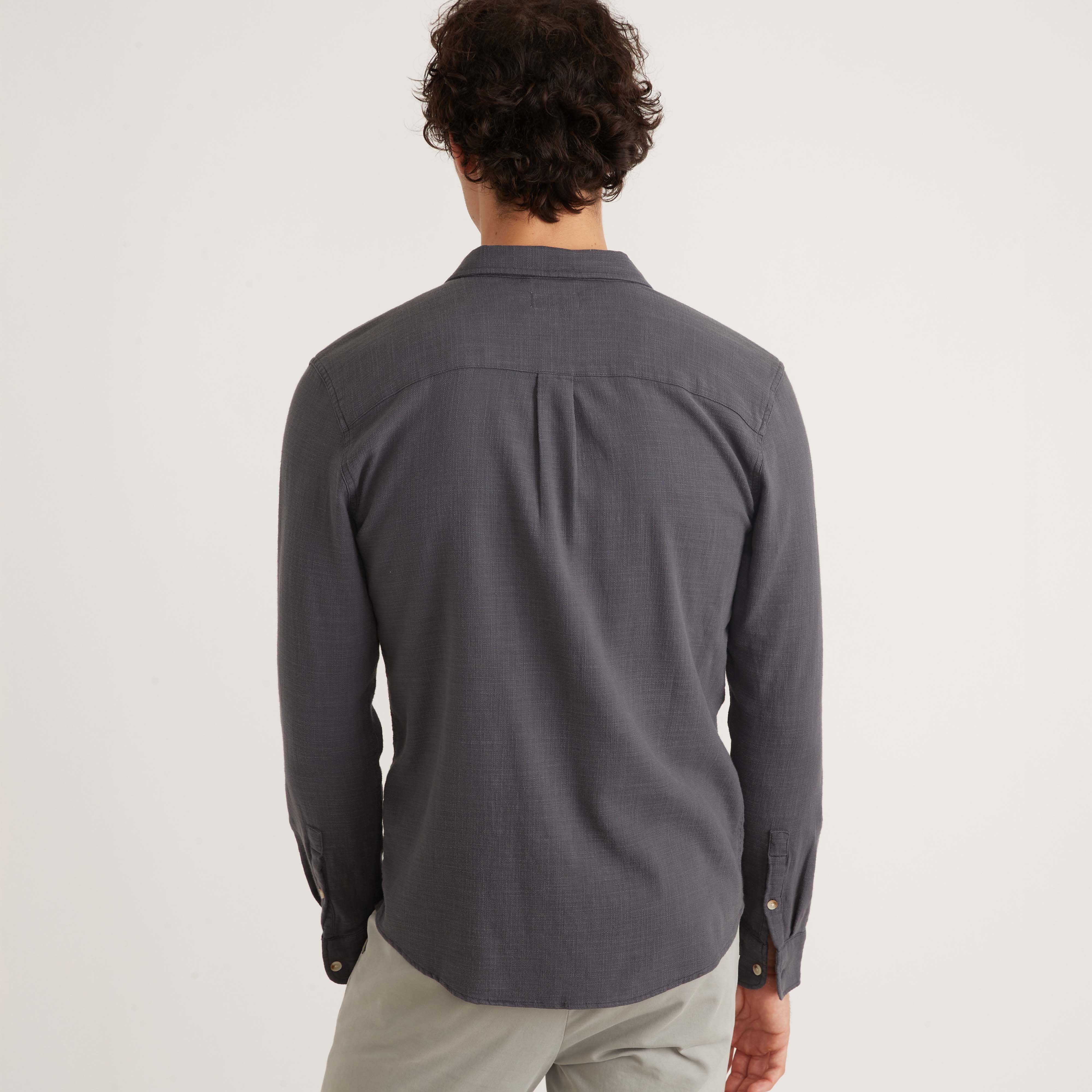 Marine Layer Men's Classic Selvage Long Sleeve Shirt - Image 3