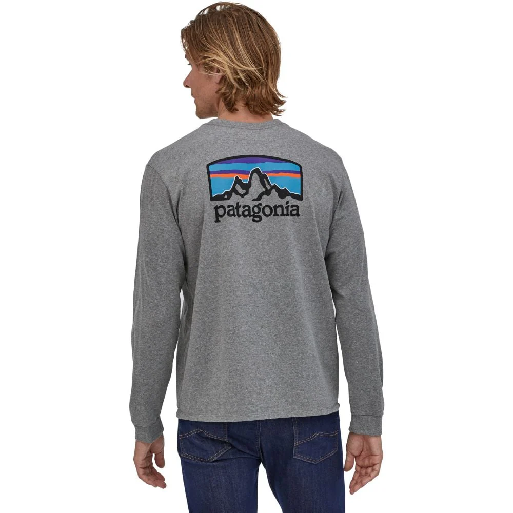 Patagonia Men's Long-Sleeved Fitz Roy Horizons Responsibili-Tee - Image 3