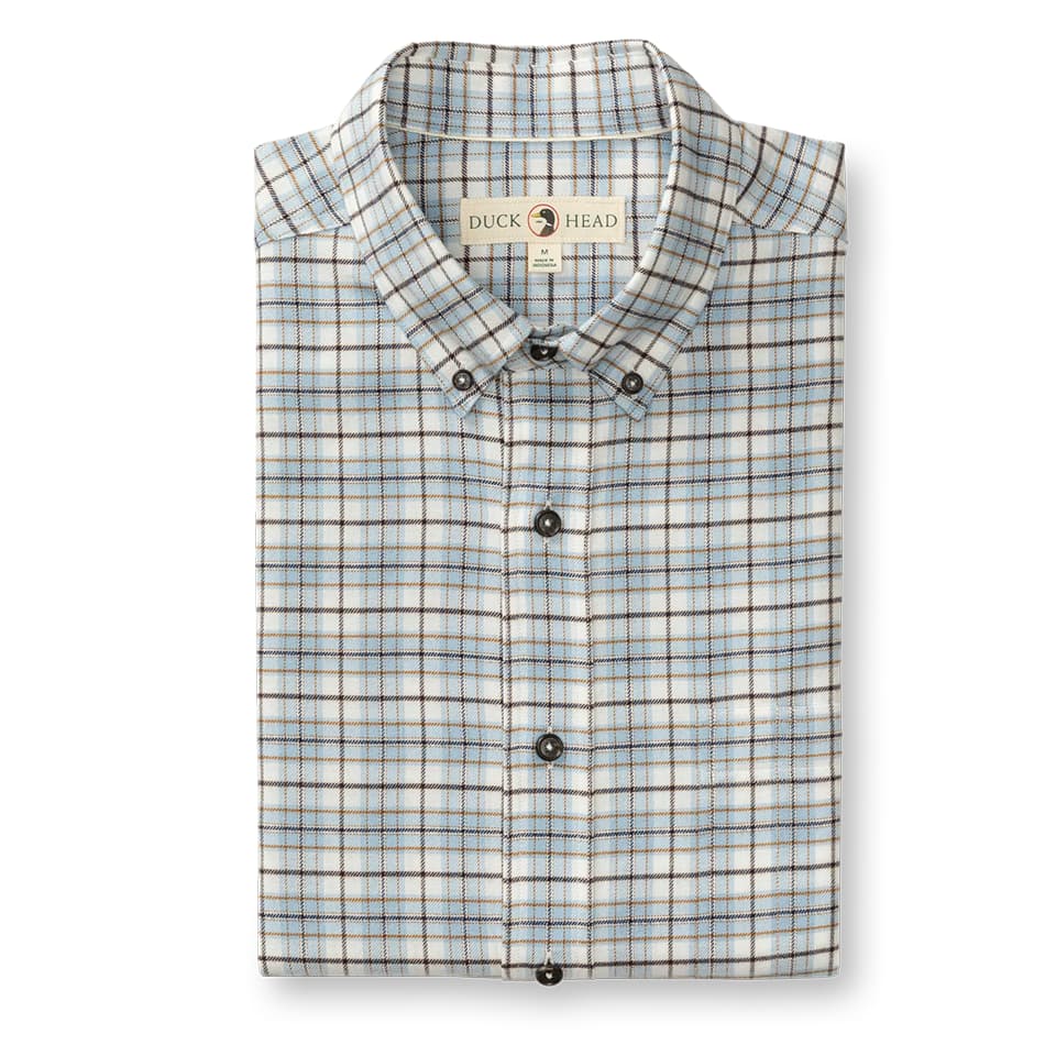 Duck Head Men's Long Sleeve Cotton Flannel Sport Shirt - Layne Plaid - Image 2