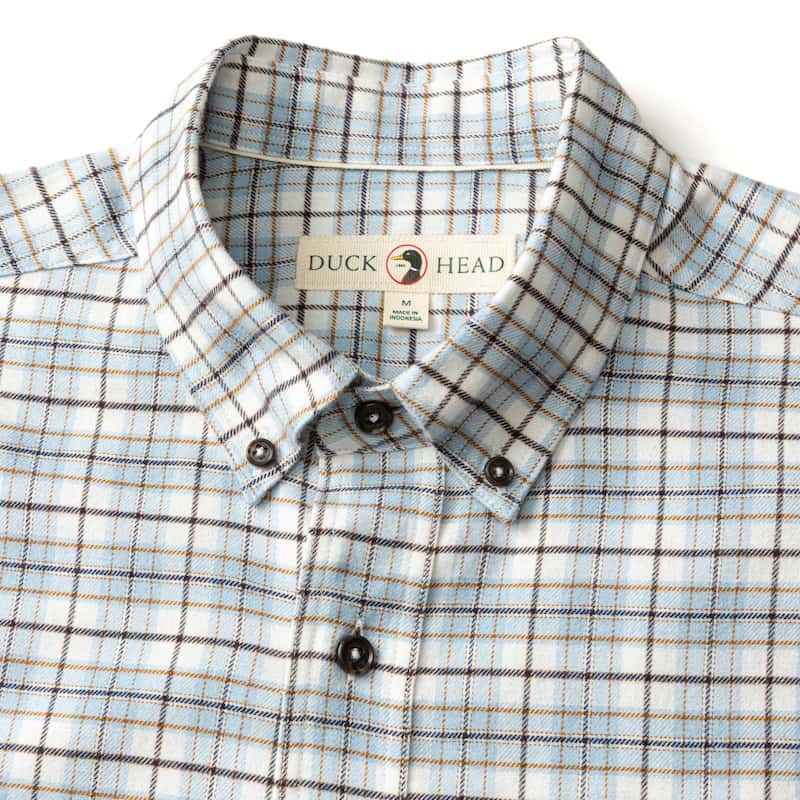 Duck Head Men's Long Sleeve Cotton Flannel Sport Shirt - Layne Plaid - Image 3