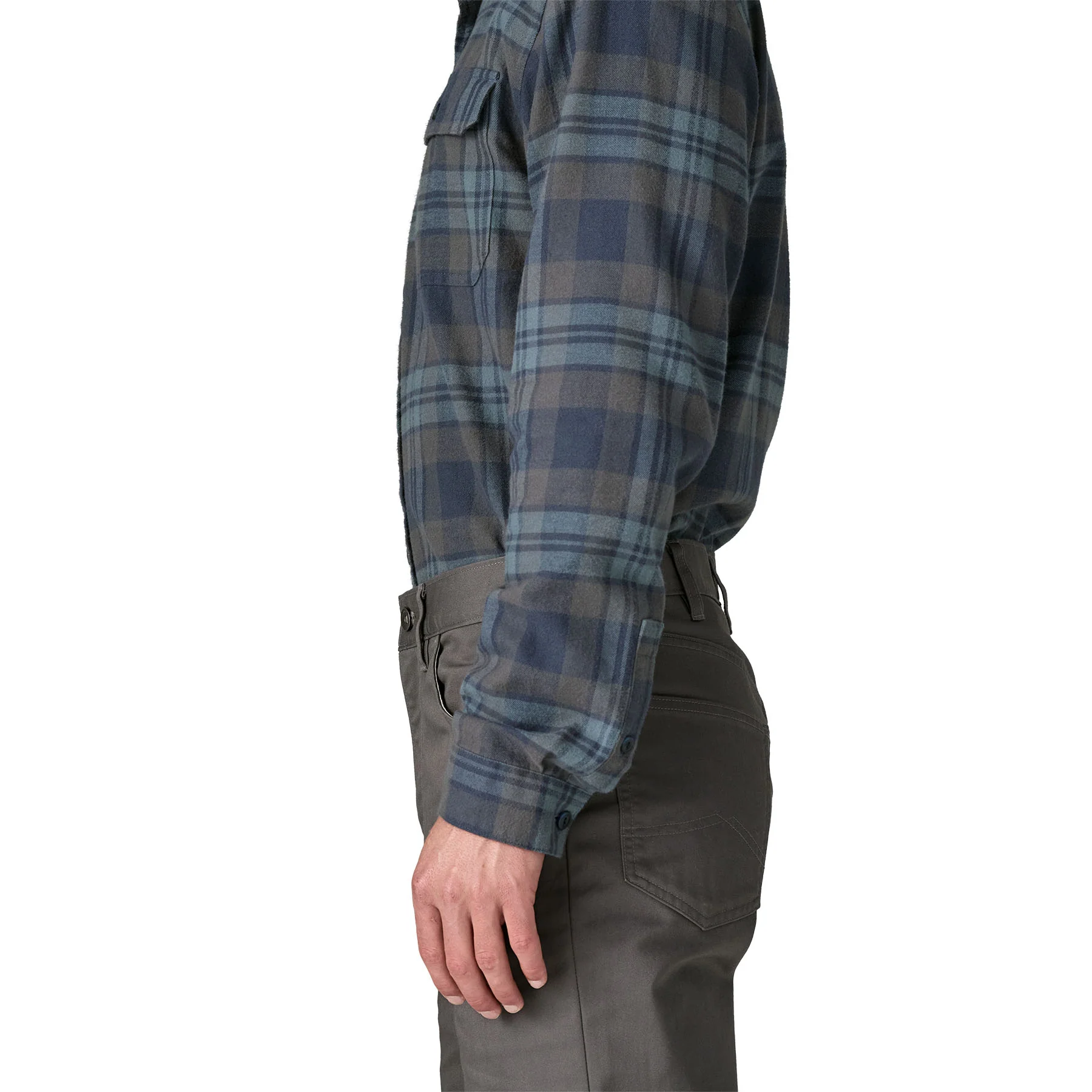 Patagonia Men's Long-Sleeve Lightweight Fjord Flannel Shirt - Image 5