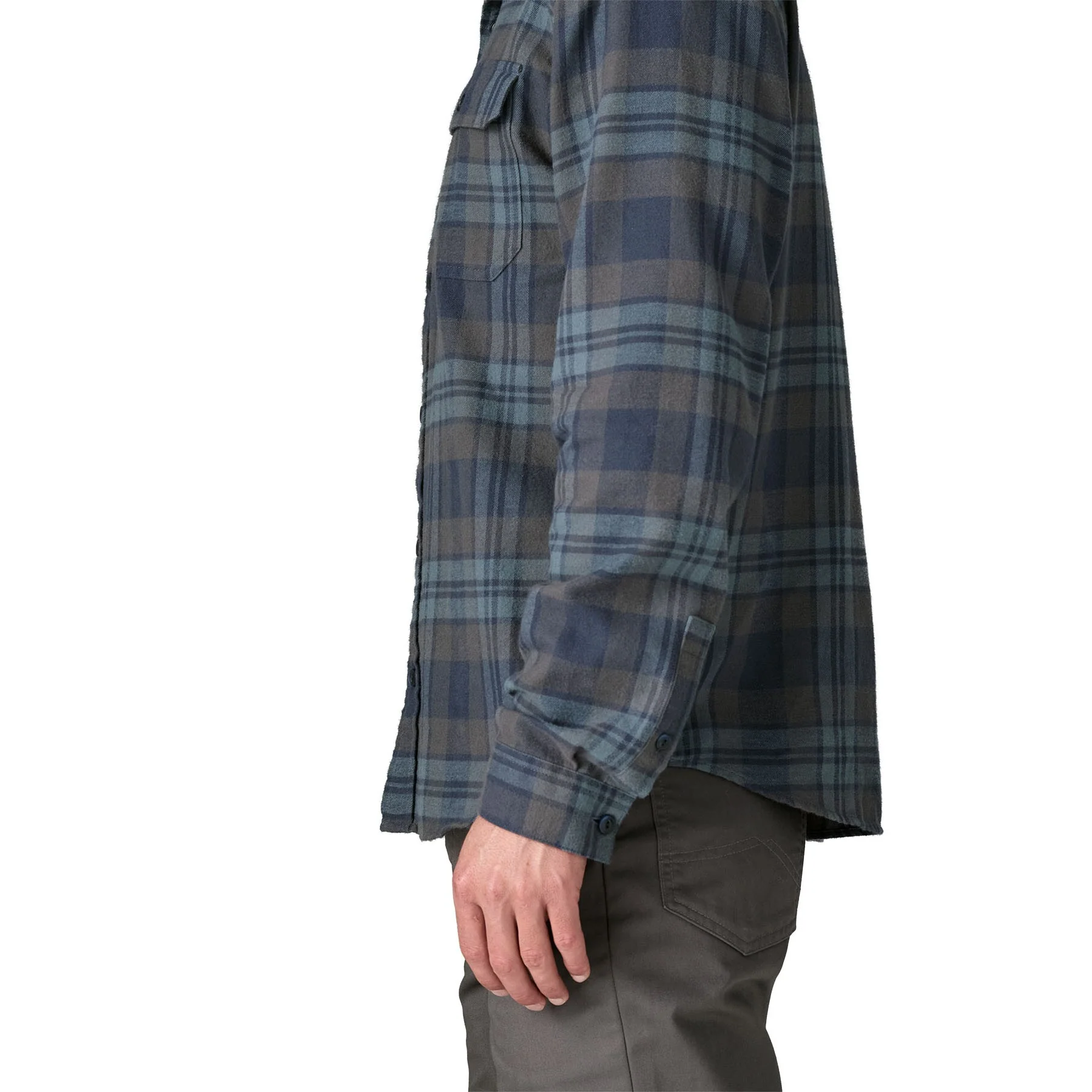 Patagonia Men's Long-Sleeve Lightweight Fjord Flannel Shirt - Image 6