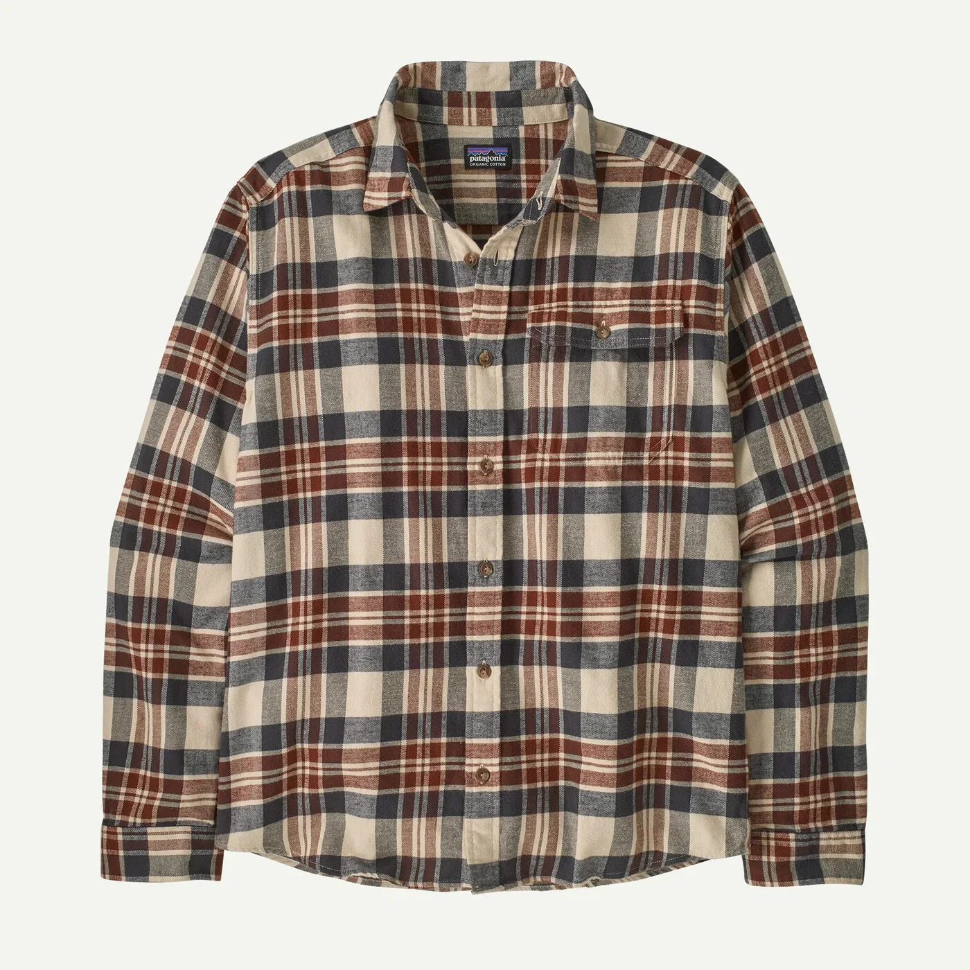Patagonia Men's Long-Sleeve Lightweight Fjord Flannel Shirt - Image 7