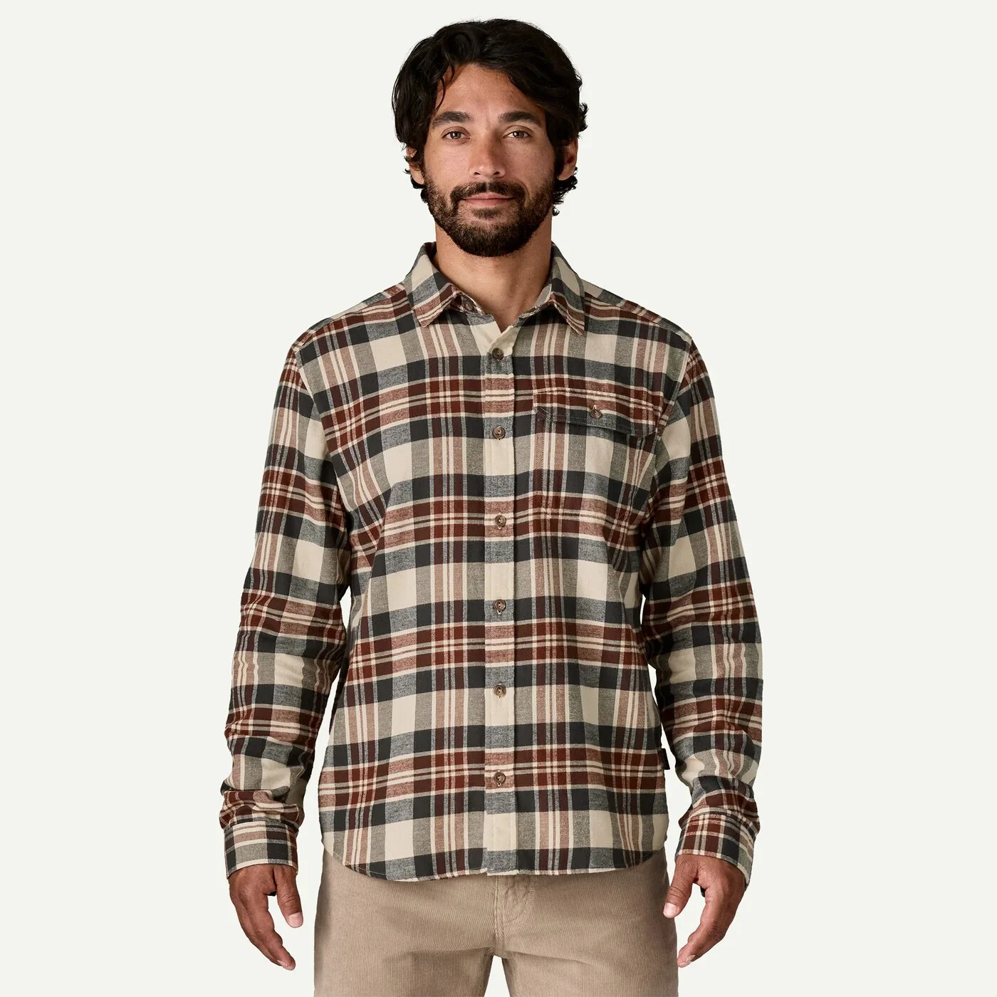 Patagonia Men's Long-Sleeve Lightweight Fjord Flannel Shirt - Image 9