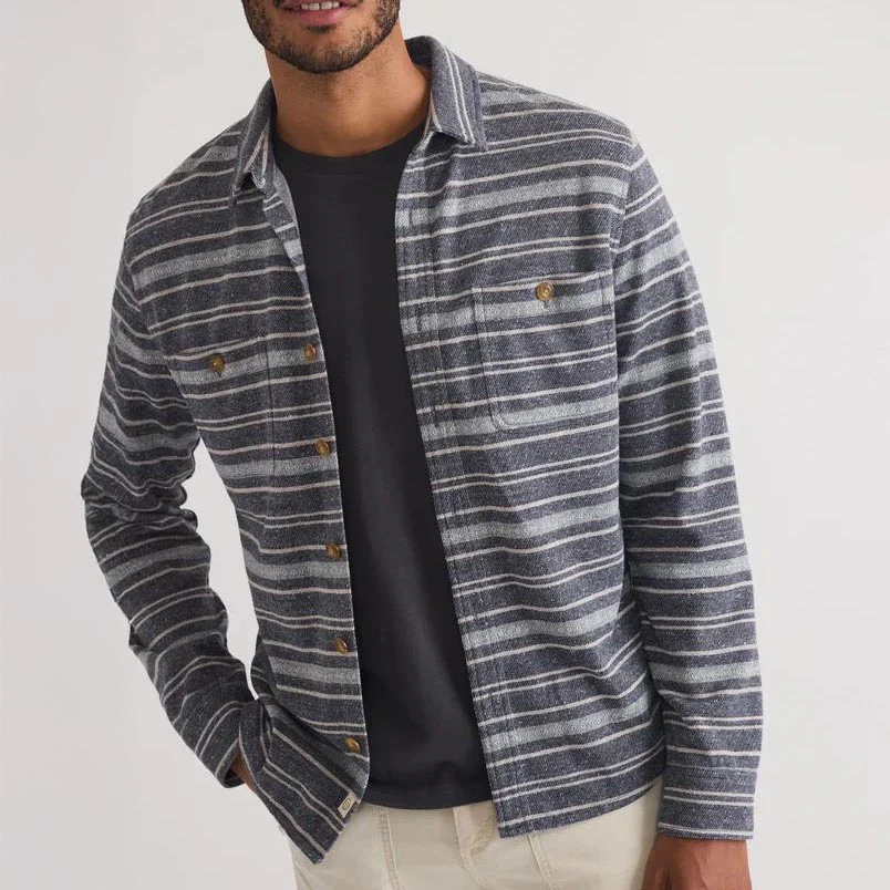 Marine Layer Men's Long Sleeve Pacifica Twill Shirt - Image 2