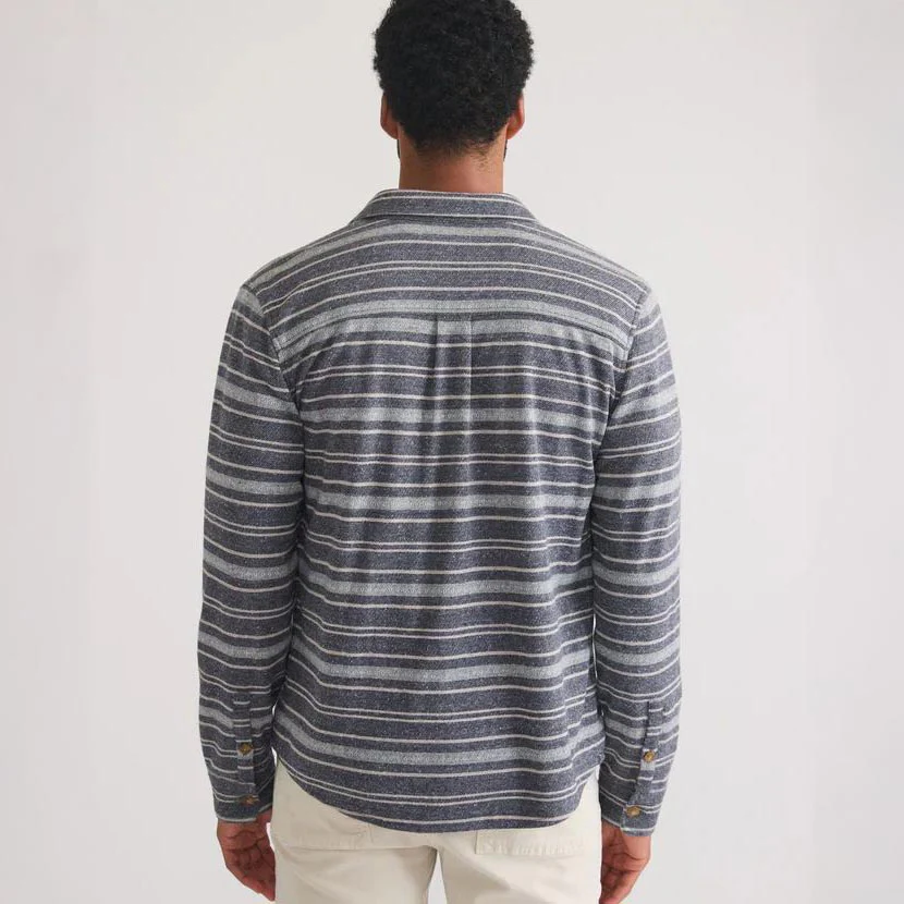 Marine Layer Men's Long Sleeve Pacifica Twill Shirt - Image 3