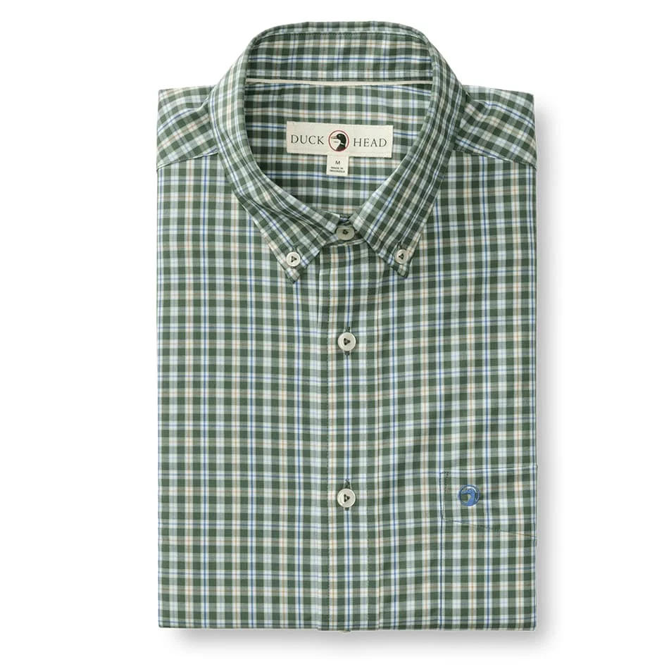 Duck Head Men's Long Sleeve Performance Poplin Sport Shirt - Fallon Plaid - Image 2