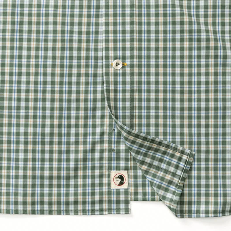 Duck Head Men's Long Sleeve Performance Poplin Sport Shirt - Fallon Plaid - Image 4