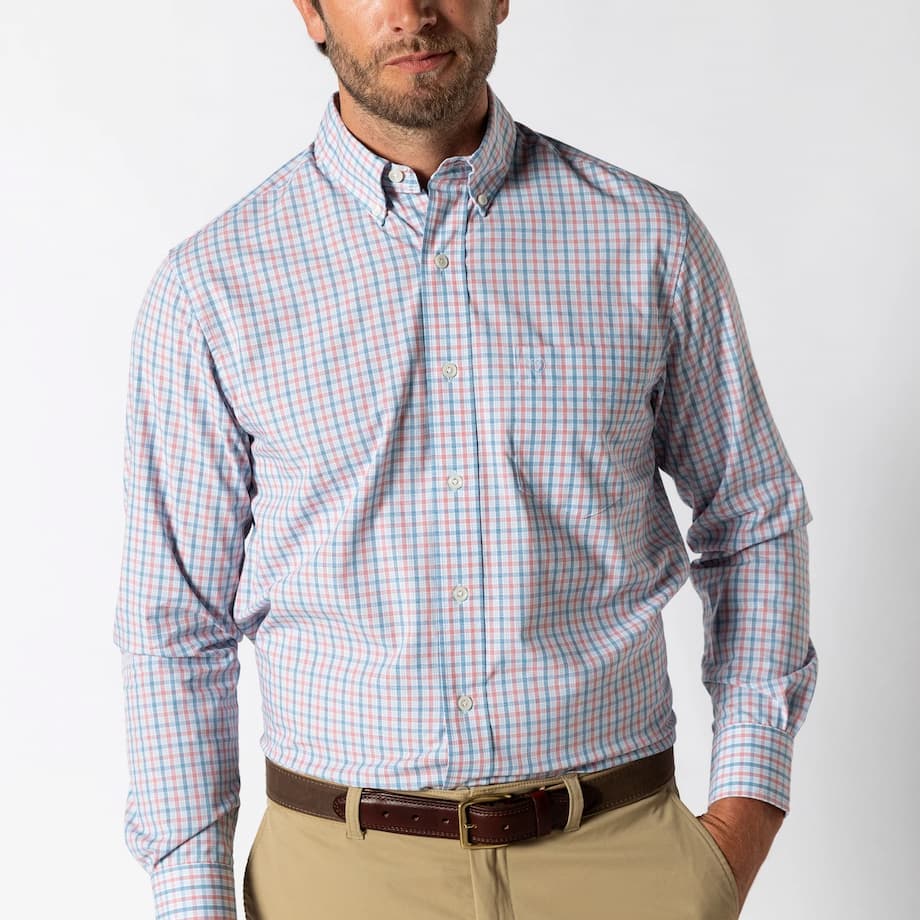 Duck Head Men's Long Sleeve Poplin Shirt - Trent - Image 4
