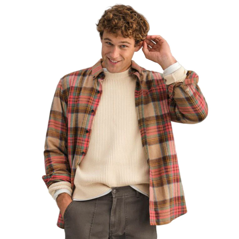 L.L. Bean's Men's Long Sleeve Scotch Plaid Flannel Shirt - Image 4