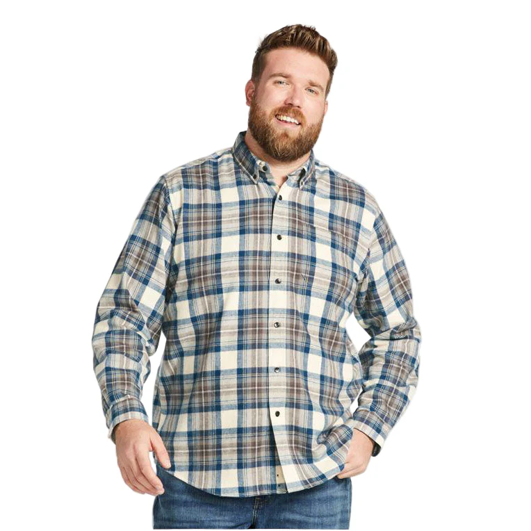 L.L. Bean's Men's Long Sleeve Scotch Plaid Flannel Shirt - Image 6