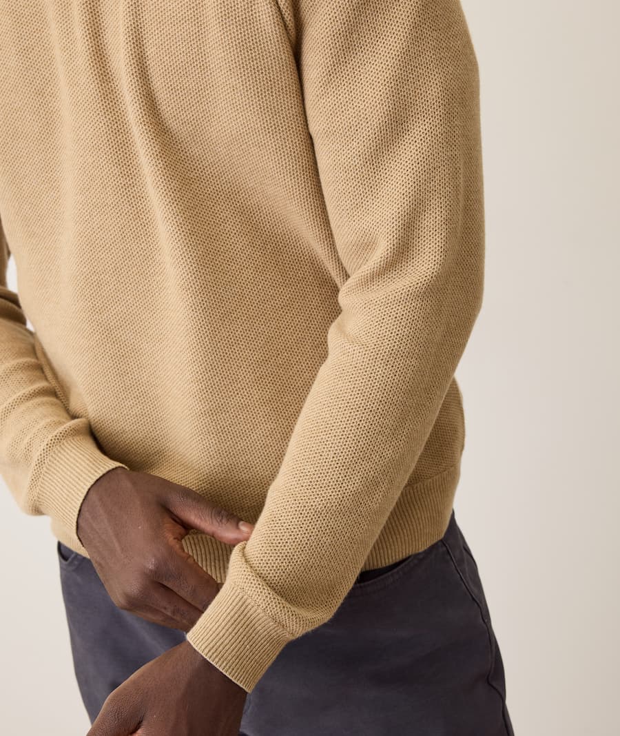 Marine Layer Men's Long Sleeve Sweater Tee - Image 4