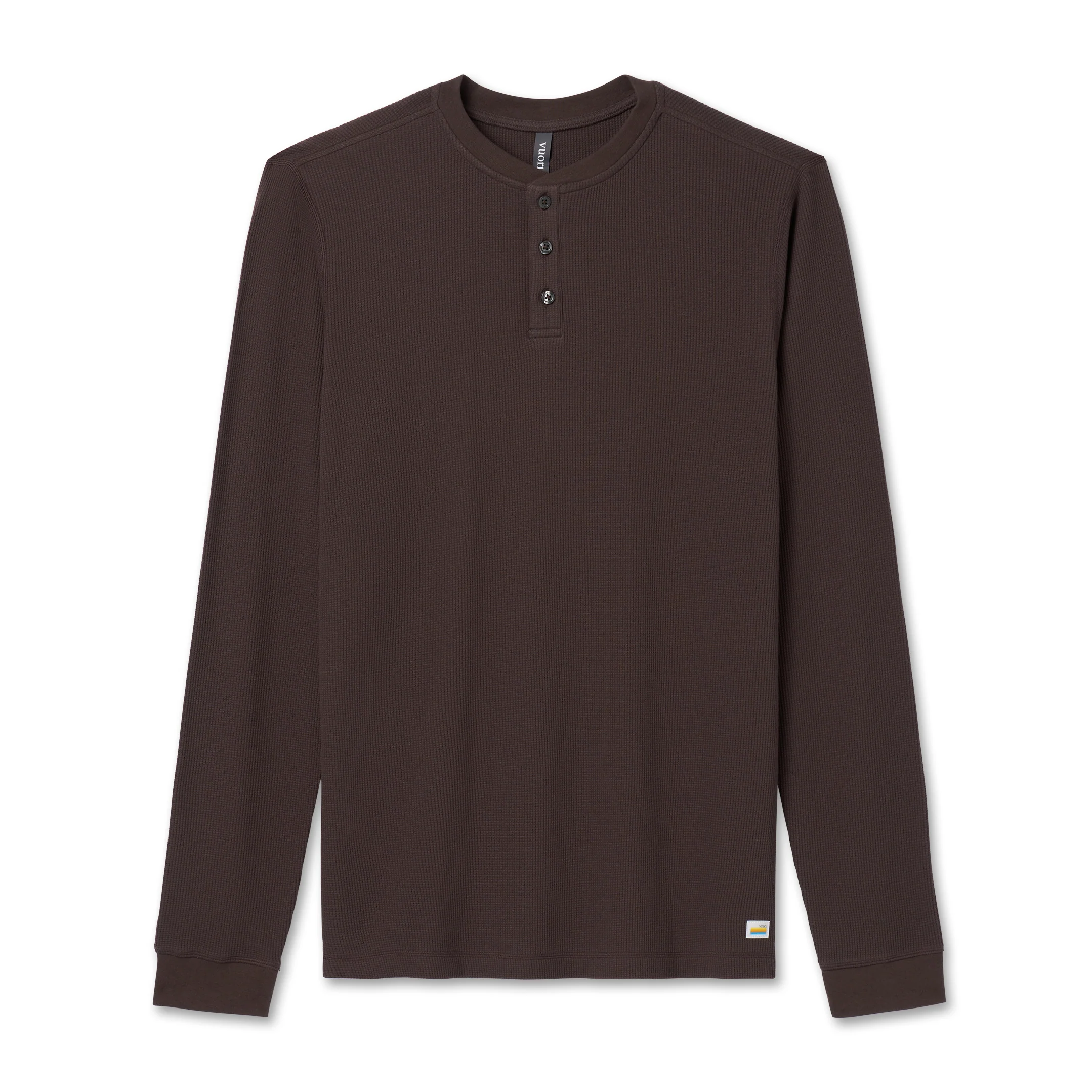 Vuori Men's Long Sleeve Waffle Henley - Image 4