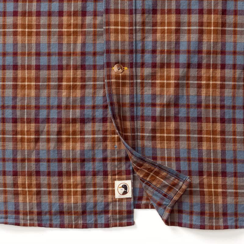 Duck Head Men's Long Sleeve Cotton Wool Sport Shirt - Houser Plaid - Image 4