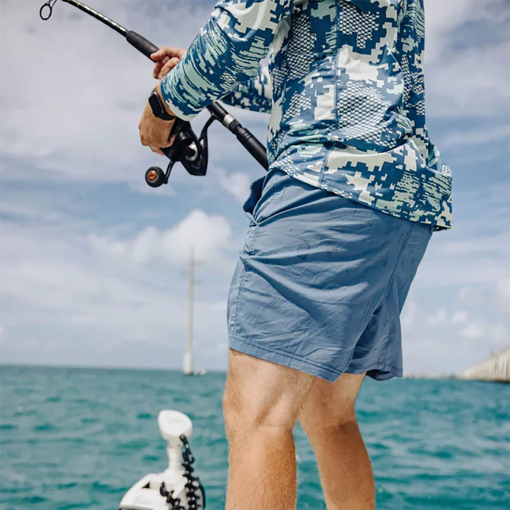 AFTCO Men's Landlocked Stretch Shorts - 6" Inseam - Image 3