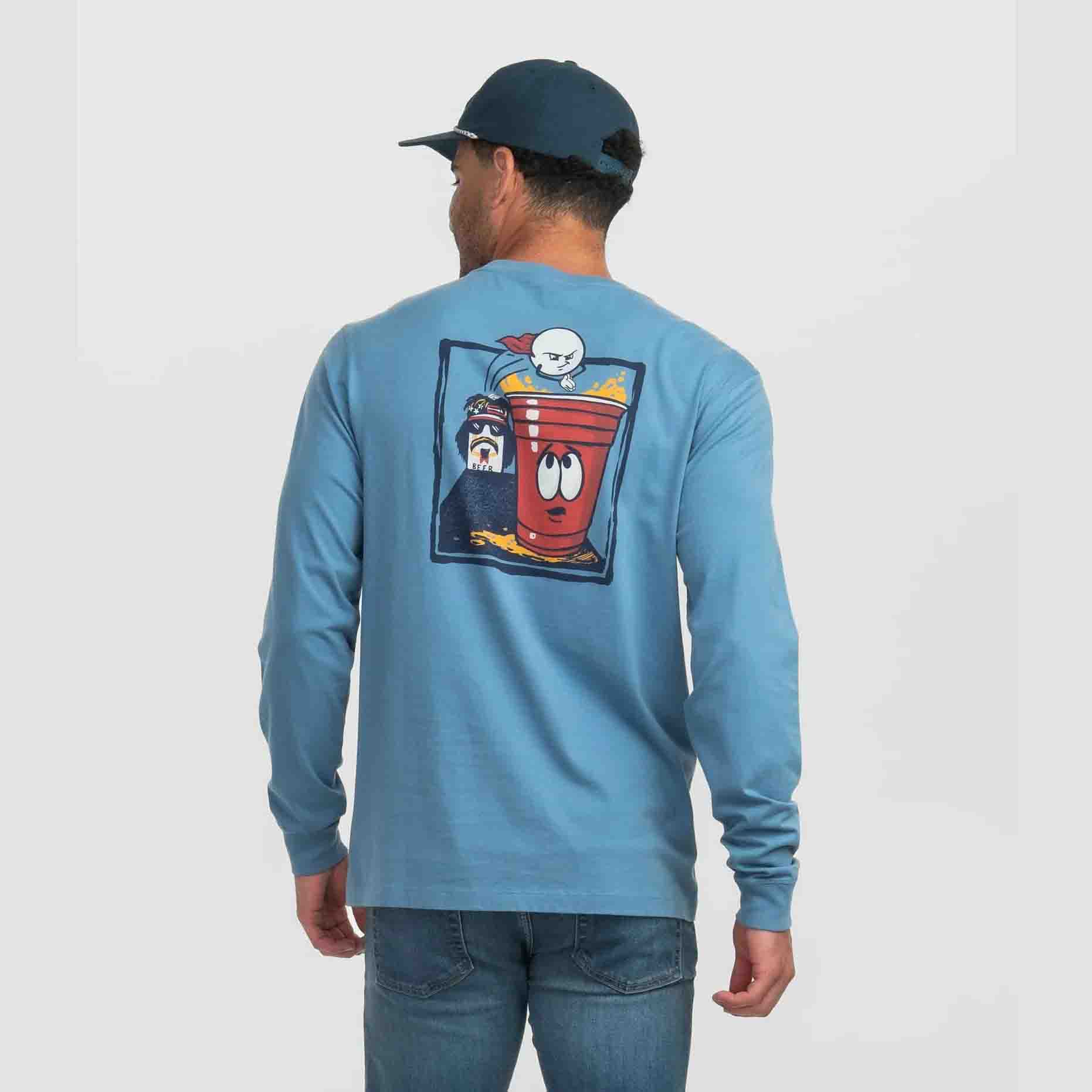Southern Shirt Men's Last Cup Standing Long Sleeve Tee - Image 3