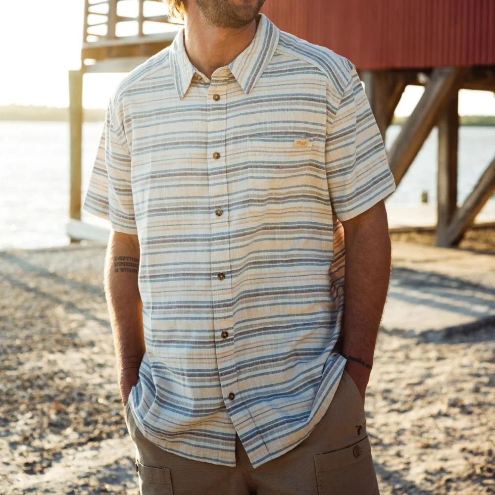 Marshwear Men's Layday Short Sleeve Button Up - Image 11